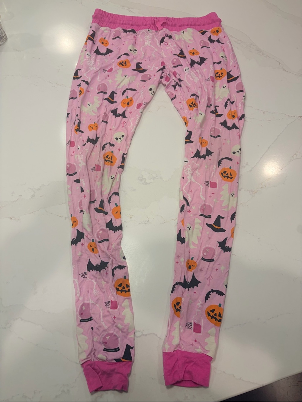Little Sleepies Pink Halloween Glow in the Dark Women’s Pajama Pants